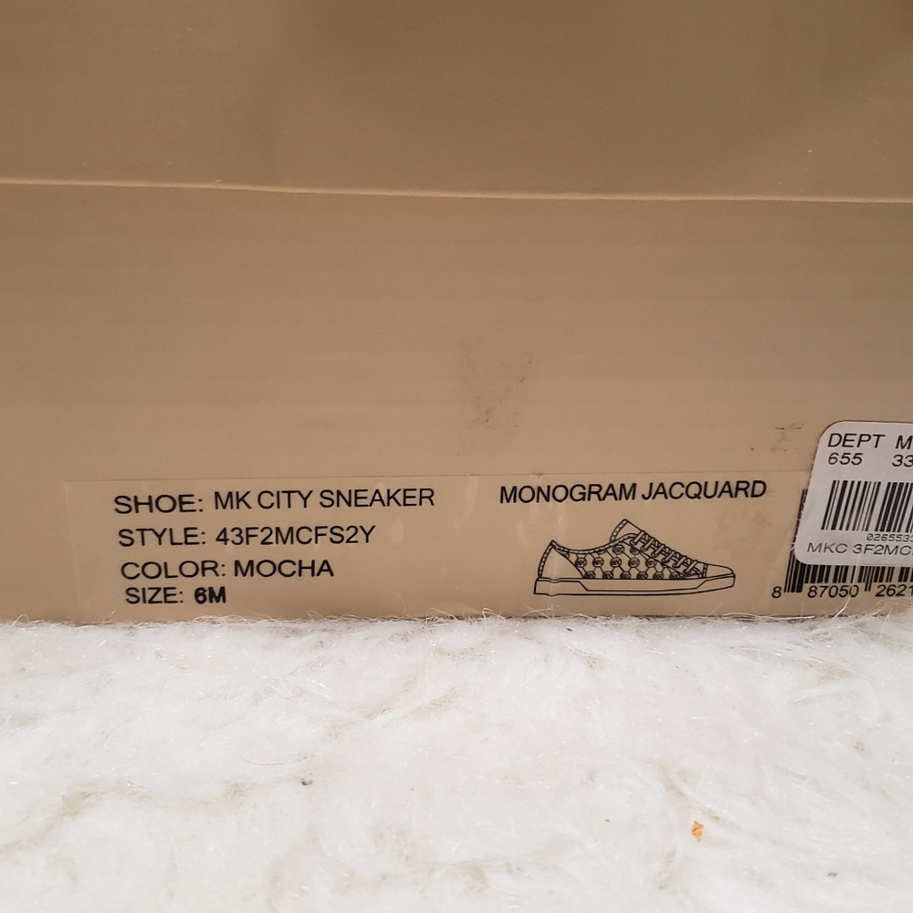 Michael Kors golds Sneakers 6M textile leather - Picture 8 of 8